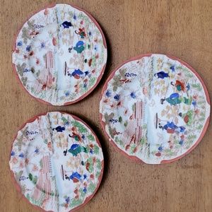 Handprints Vintage Japanese Plates